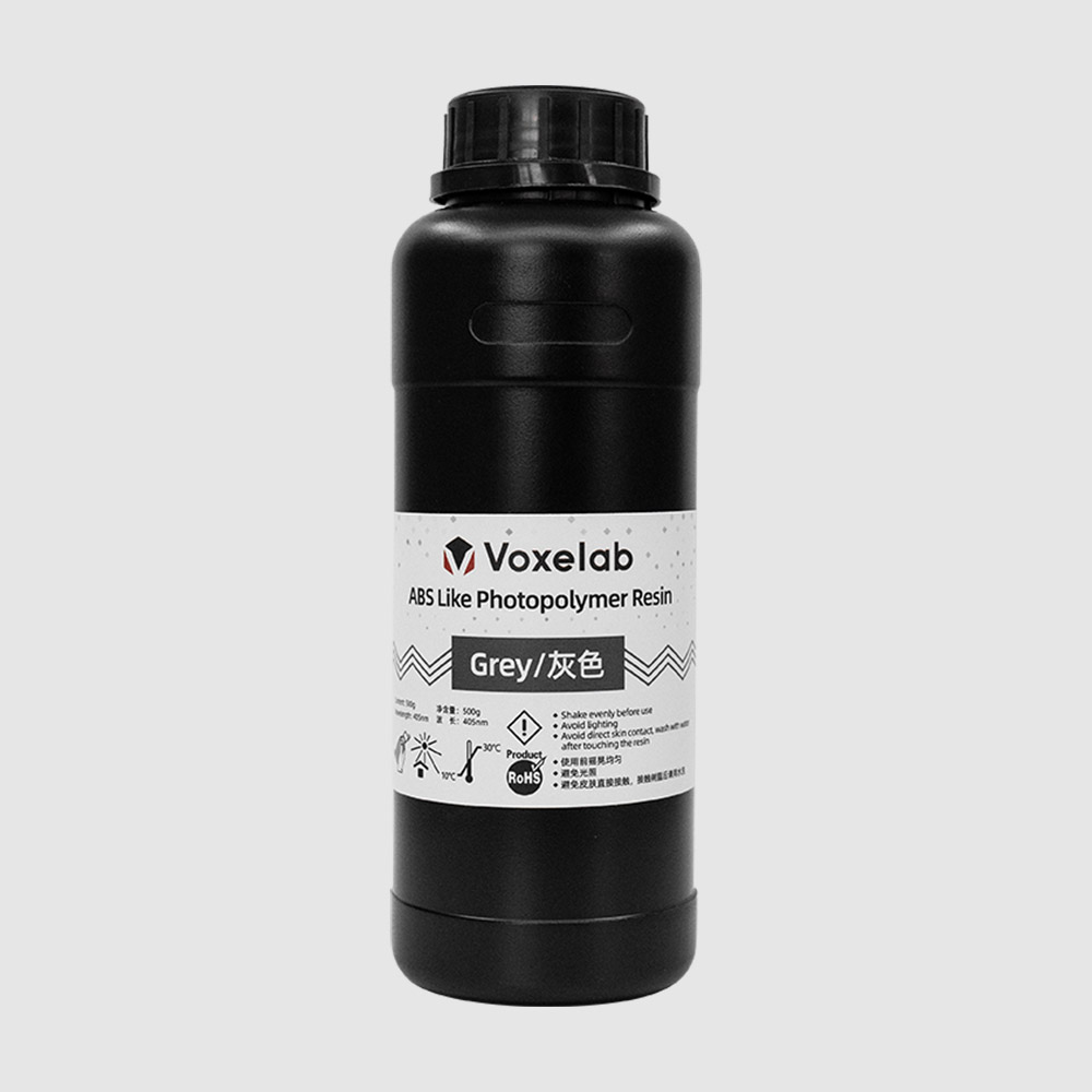 Voxelab ABS-like Photopolymer Resin 500ml for LCD 405nm UV-Curing