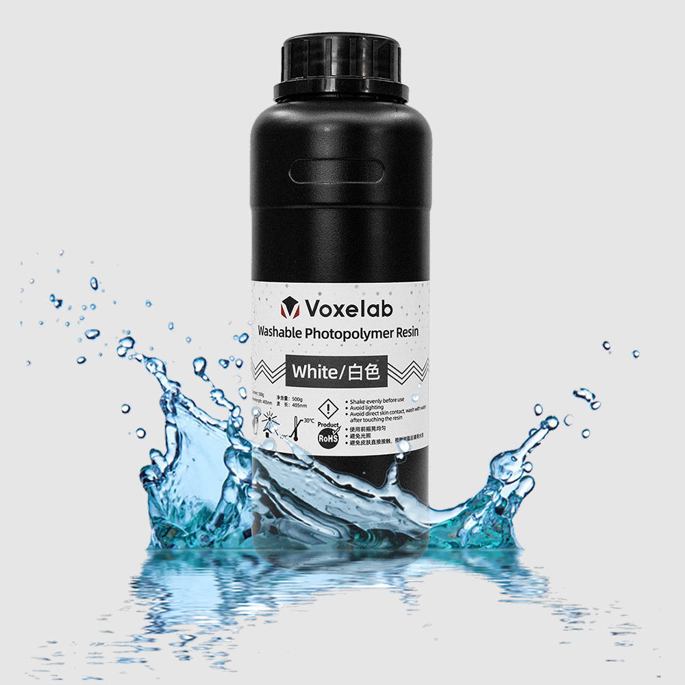 Voxelab Water Washable Photopolymer Resin 500ml for LCD 405nm UV-Curing