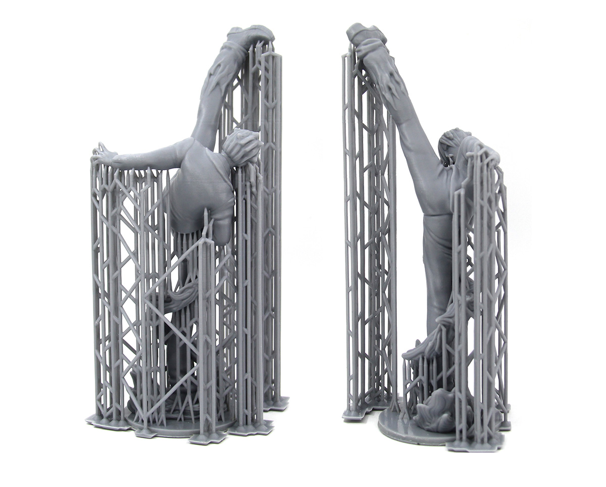 grey resin 3d print | Voxelab