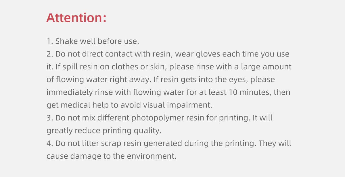 LCD 3d printer resin tips | Voxelab