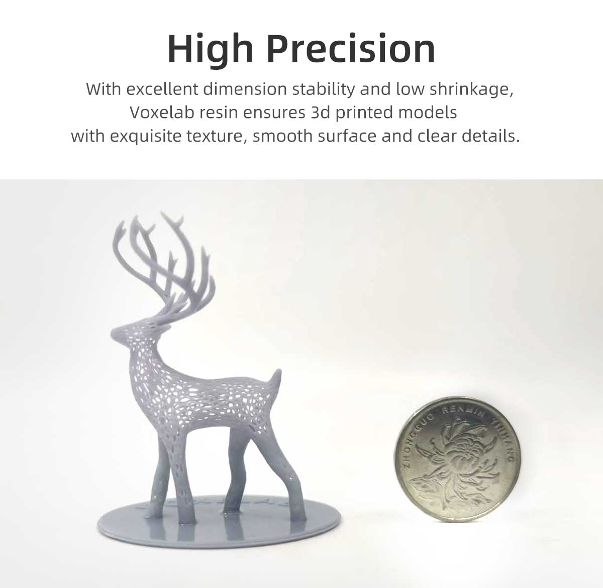 resin for high precision 3d print | Voxelab