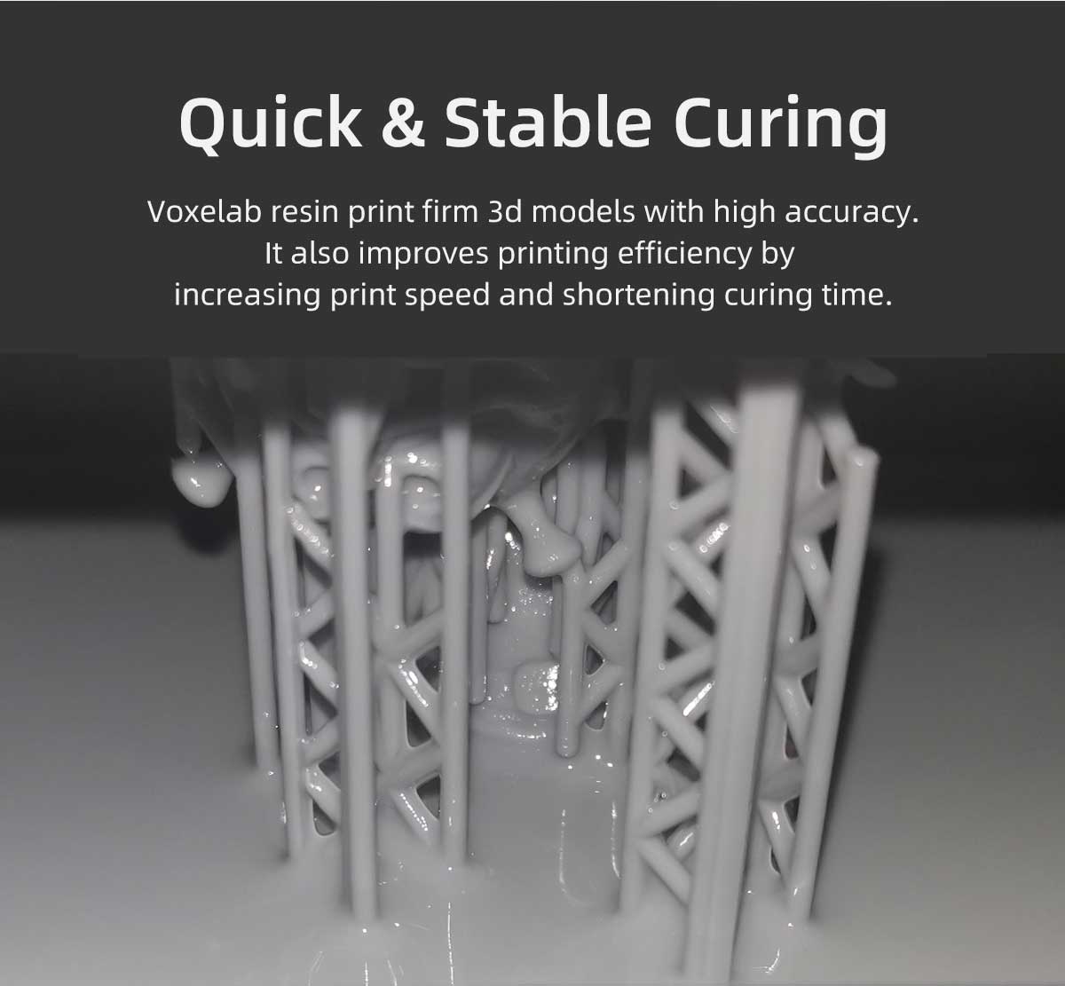 quick & stable curing resin | Voxelab