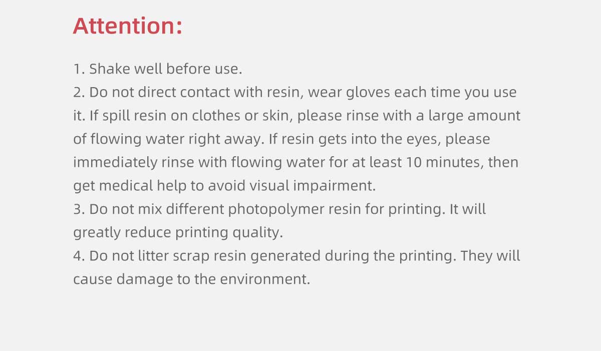 3d printer resin tips | Voxelab