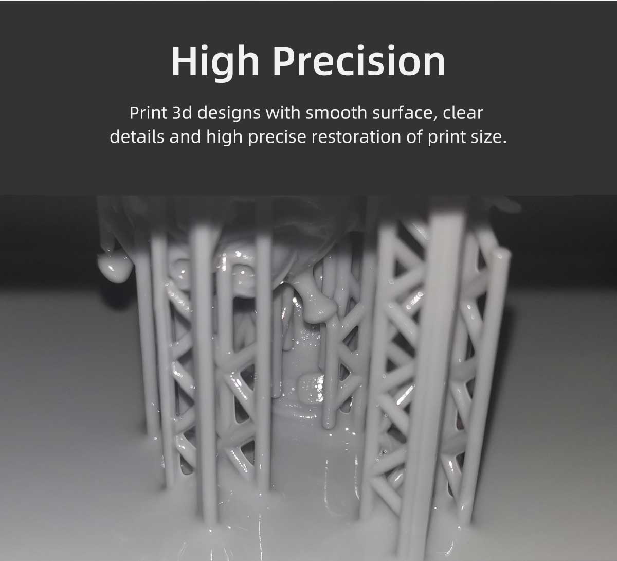 resin for high precision 3d prints | Voxelab