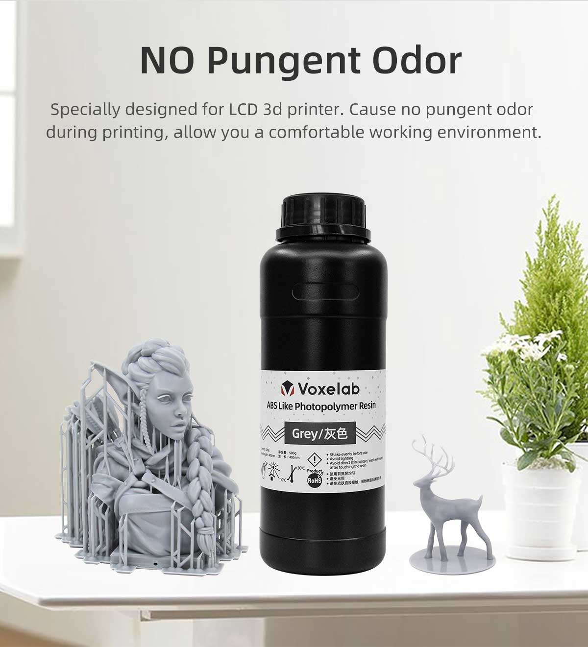 odor free resin | Voxelab
