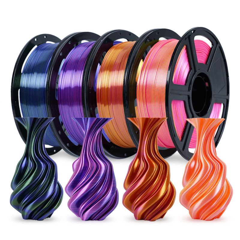Dual-color PLA Filament Silk Quantum PLA
